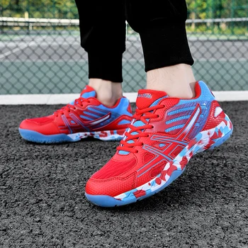 Anti-Slip Badminton Shoes For Men Table Tennis Shoes Tenis Volleyball Handball Training Sports Sneakers 2024 New Big Size 45