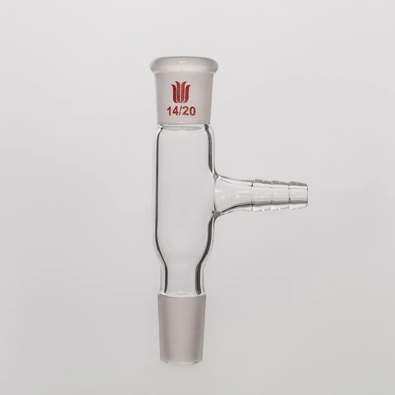 SYNTHWARE Extraction joint with small nozzle, Joint 14/20 19/22 24/40 29/42, Borosilicate glass, A05