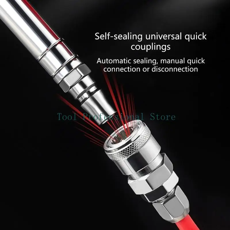 

57QF Mini Pneumatic Air Blow Aluminum Air Nozzle Extended Dust Air Blower Guns