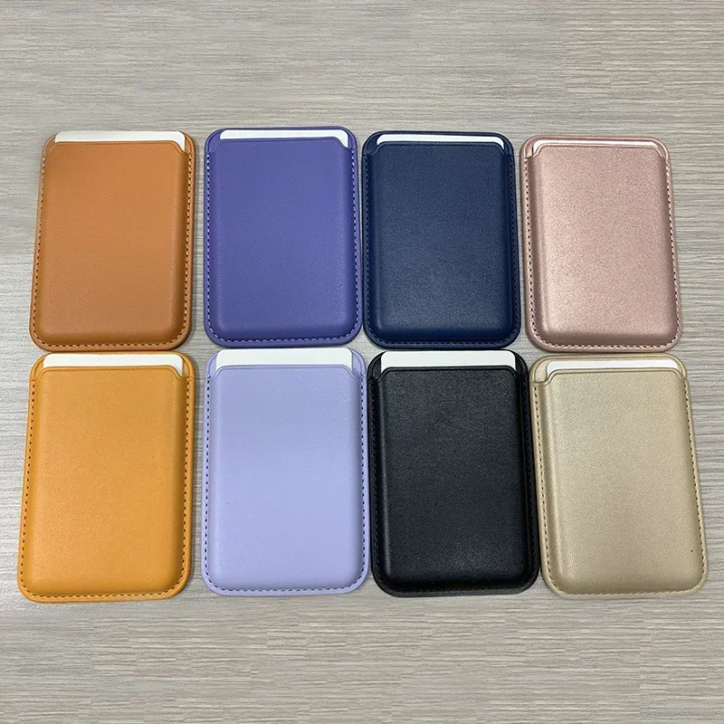 Magsafe Leder-Kartenhalter mit Magnetverschluss für iPhone 17 Pro Max und Samsung S26 Ultra – Macsafe Kartenhalter mit Fächern als Zubehör – Detail 9