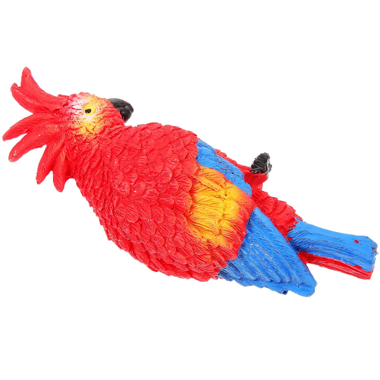 

Mini Parrot Aquarium Decoration Resin Material Safe Practical Fish Tank Ornament Home Decor Aquarium Parrot Figurines