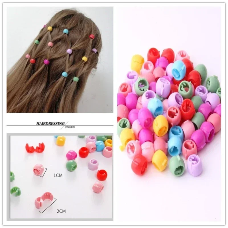 20-60PCS Colorful Candy Shape Hair Buckles Decorative Hairpins Cute Mini Hair Clips Beads Children Hair Accessories New Headwear