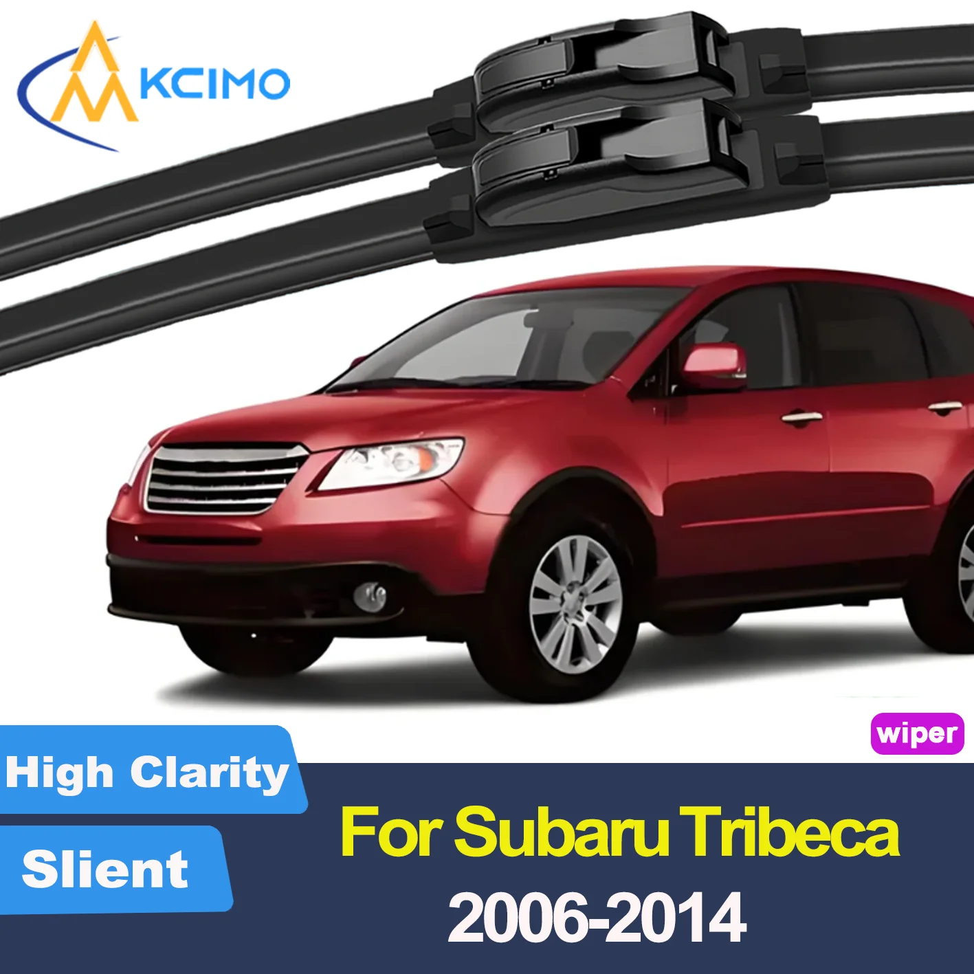 

2PCS New Front Windshield Wiper Blade for Subaru Tribeca 2006-2014 Subaru B9 Tribeca Front Windshield Auto Wipers Blade Brush