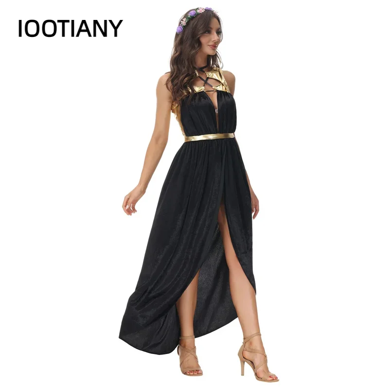 CosplaySexy القديمة اليونانية آلهة الكبار النساء هالوين زي تأثيري حلي الأميرة المصرية كليوباترا فستان بتصميم حالم حفلة الدكتور