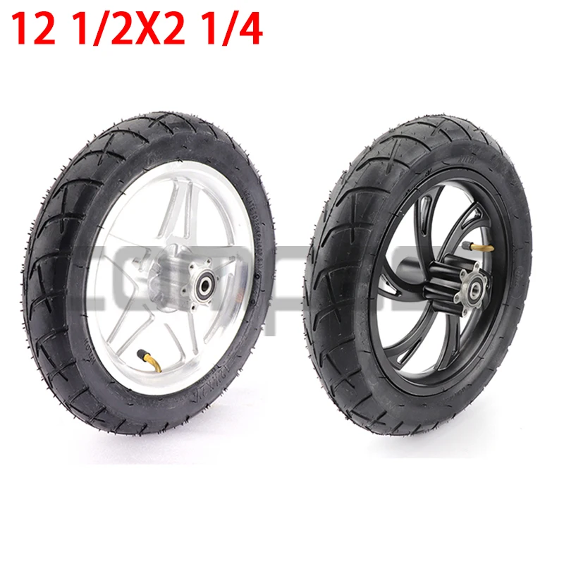 

12 1/2X2 1/4 tire inner tube and rim suitable for electric scooter electric bicycle folding bicycle motorcycle accessories