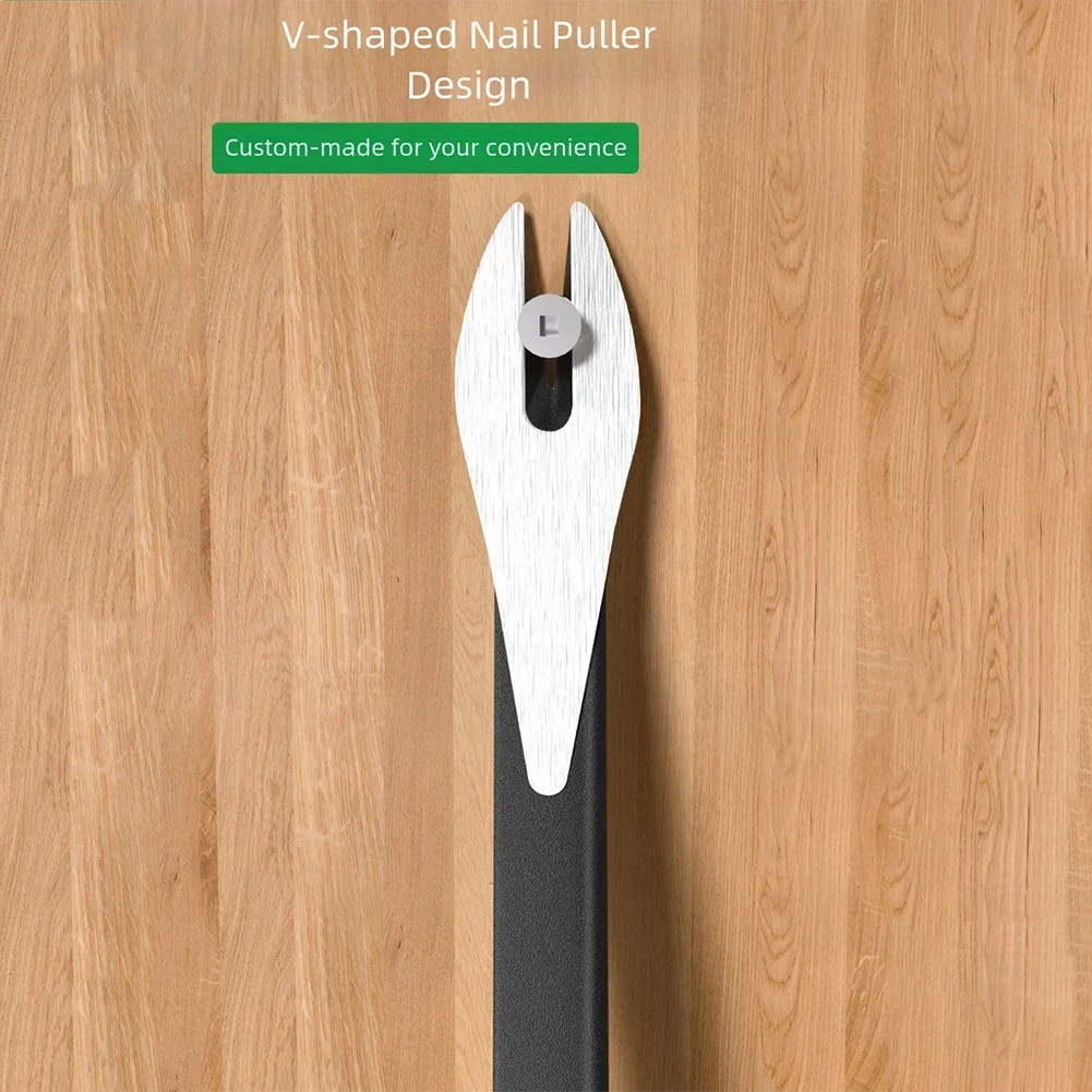 Heavy Duty 3in1 Multifunctional Nail Remover Crowbar Hammer Tool With Enhanced Load Capacity And V Groove For Various Nail Types