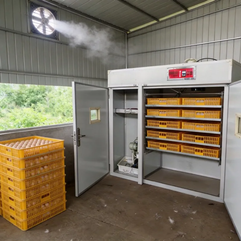 Egg incubator, double room household chicken, duck and goose egg side hair incubator, two room incubator incubator