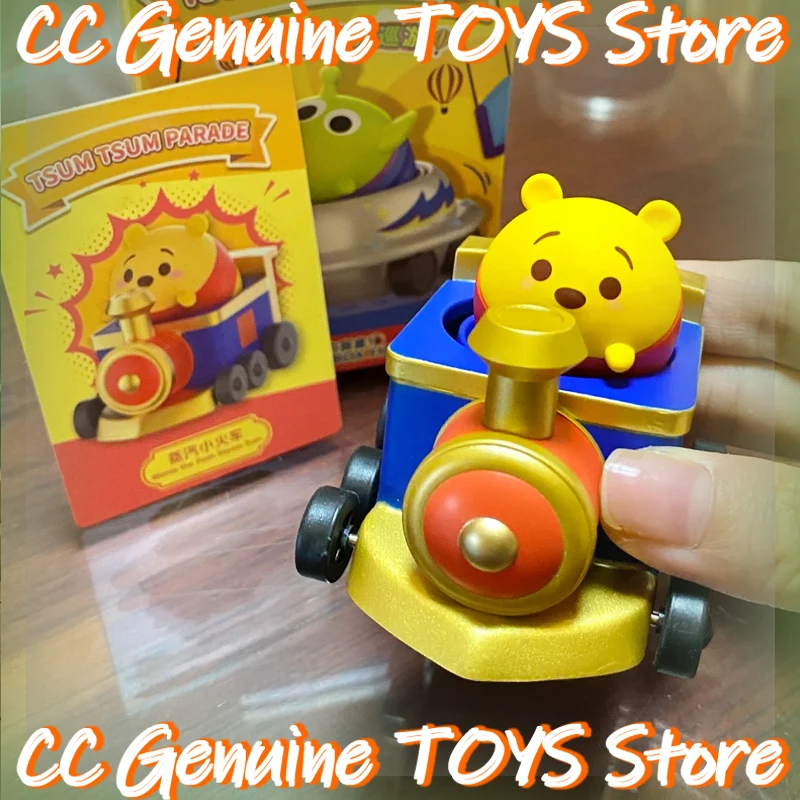 

Горячие товары Disney, стежка, Винни-Пух, клубничный медведь, Дамбо, слепая коробка, фигурка, тележка с цветком, подарок на великий парад