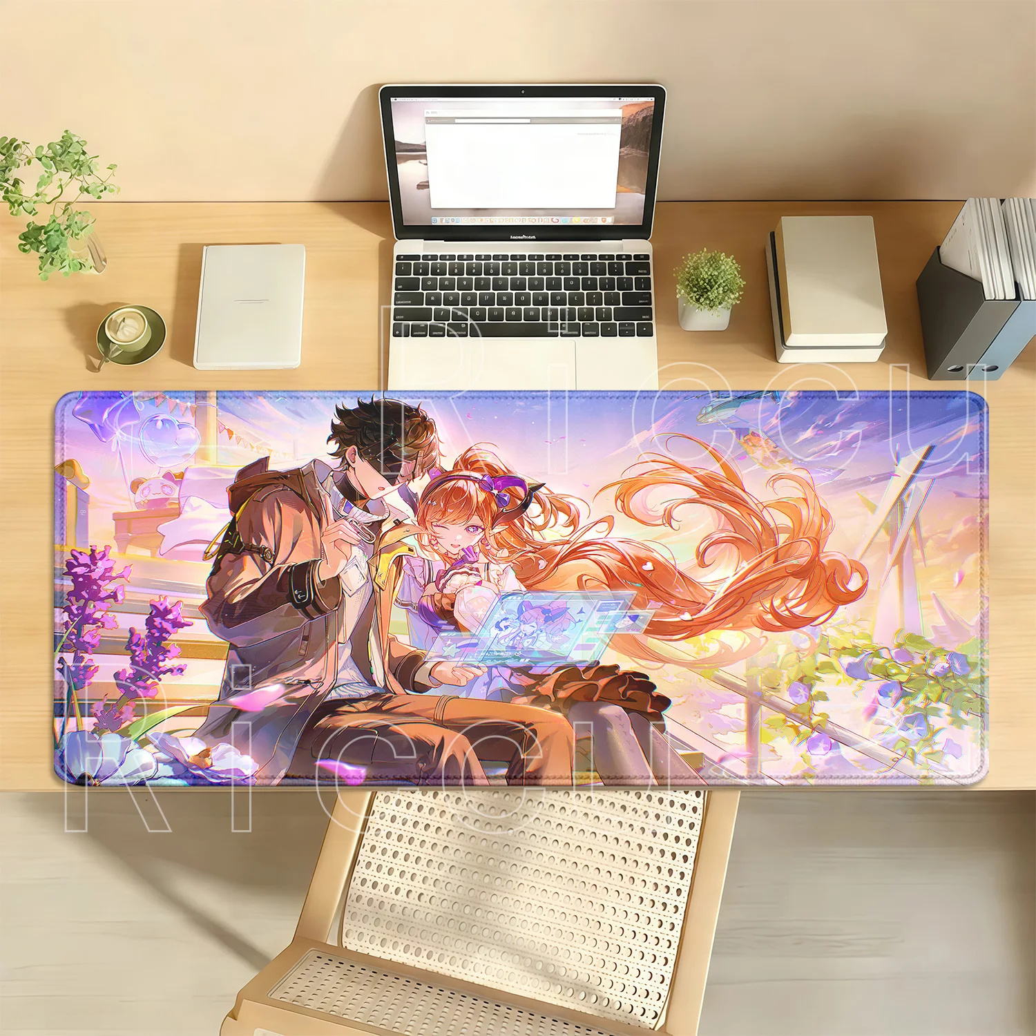 Mouse Pad Liino Arknights Endfield Office Accessories Keyboard Gaming Overlock XXL Mousepad Non-slip Base HD Printing Desk Mat