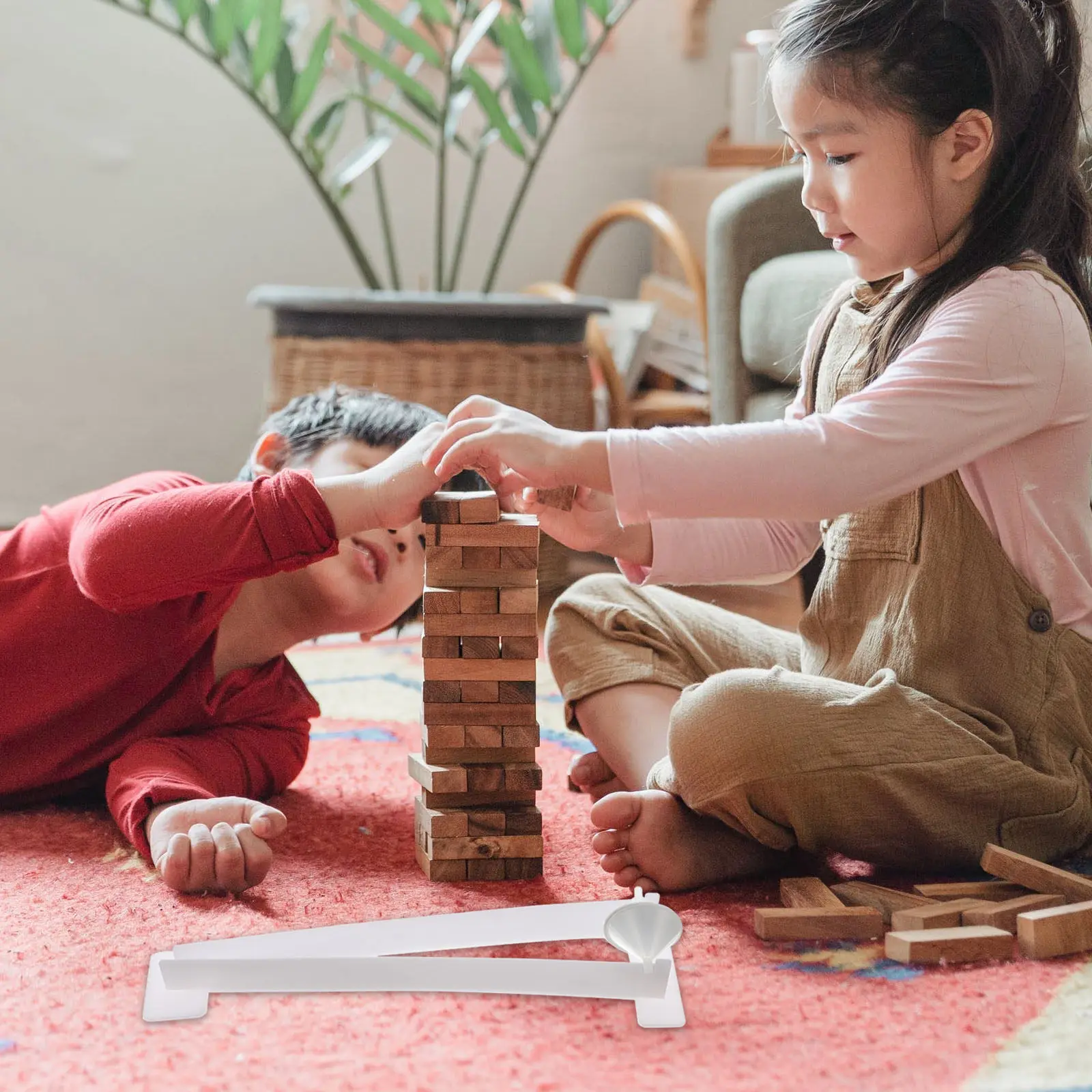 

1Set Double Cone Educational Experiment Climbing Scientific Plaything for Kids Parent Child Interactive DIY Concentration