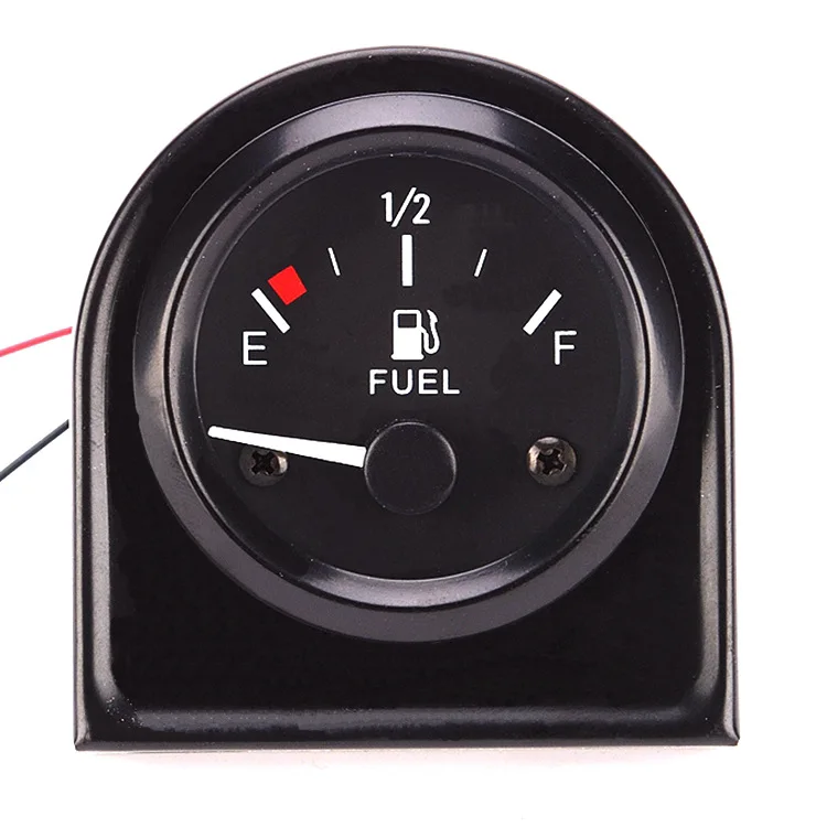 

12V car modification accessories gasoline meter racing car modification black fuel meter with float refueling pattern