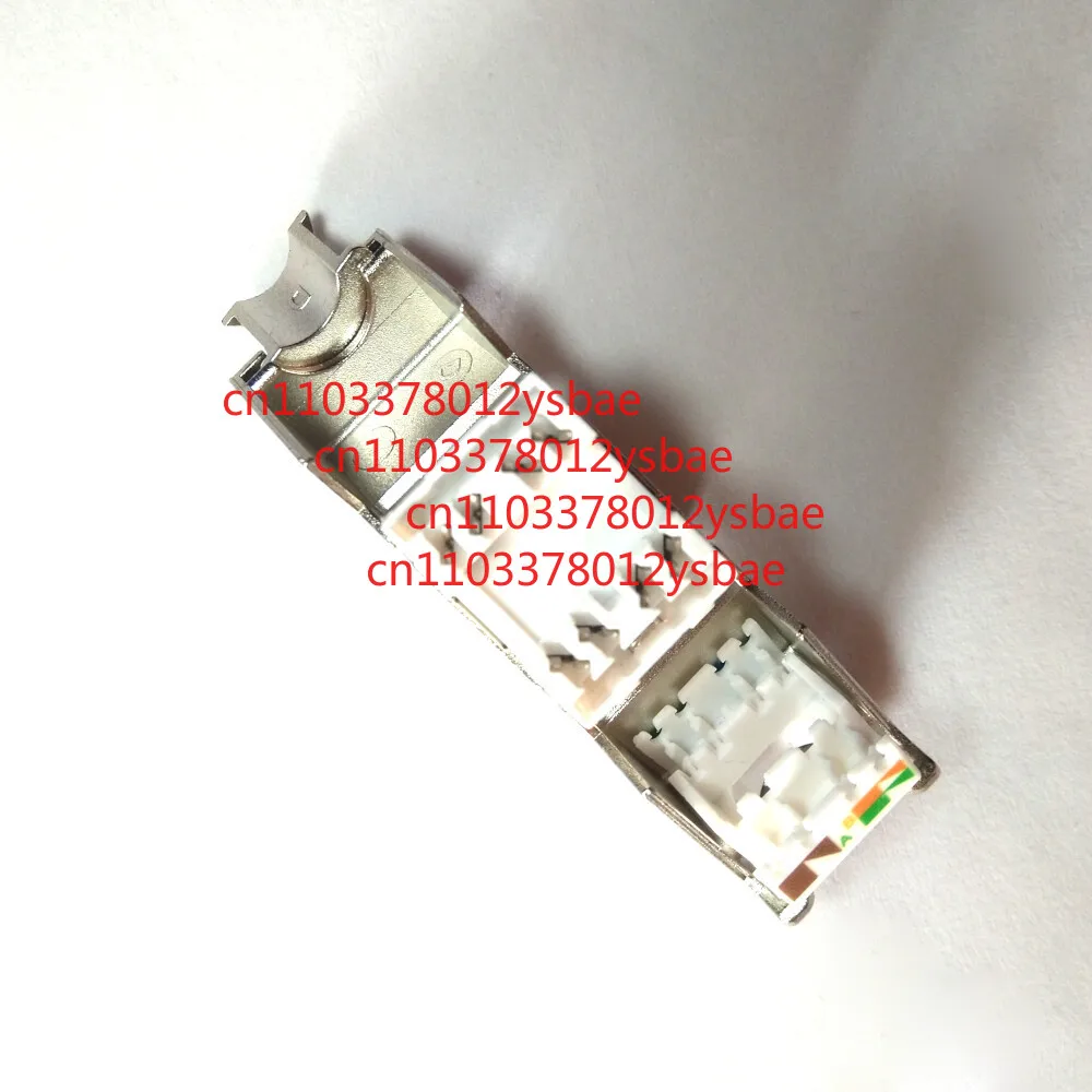 RJ45 Network Module CAT.6A 50u Gold-plated Keystone Jack Shielded Wall Socket -8