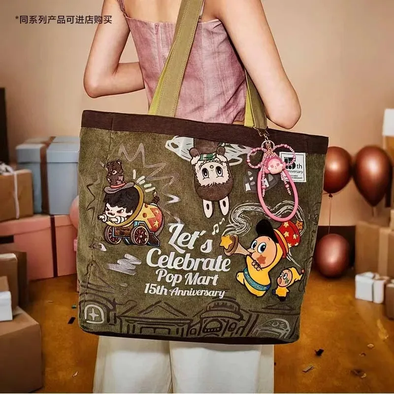 POPMART celebração original e genuína deste momento série de bolsa de ombro único requintada e fofa caixa cega presente de aniversário