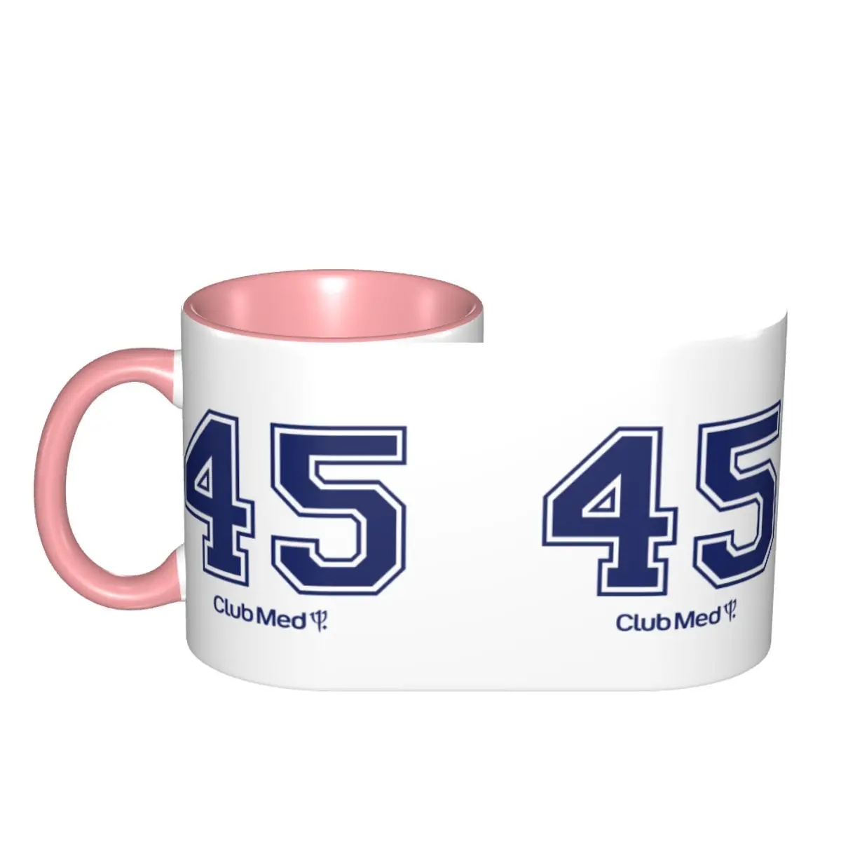 Number 45 Club Med Mug Funny Ceramic Coffee Cups Tea Mugs Milk Cup Drinkware Gifts for Woman Man DIY Custom