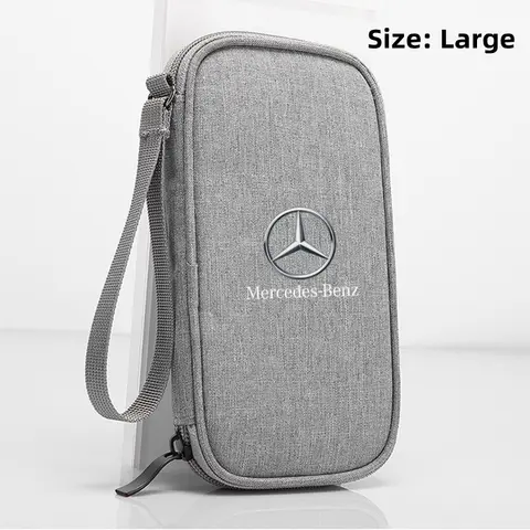 메르세데스 벤츠 A C E S G 클래스 GLC CLE CLA GLB GLS W177 W205 W213 W222 X1 용 방수 자동차 키 자동차 운전 면허증 보관 가방