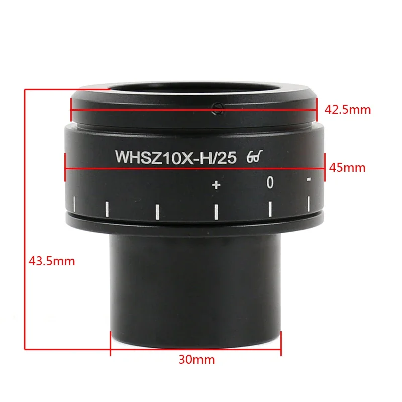 2PCS Microscope Auxiliary Eyepiece WHSZ10X-H/22MM 25MM Wild Field For Olympus Stereo Binocular Trinocular 30MM Interface