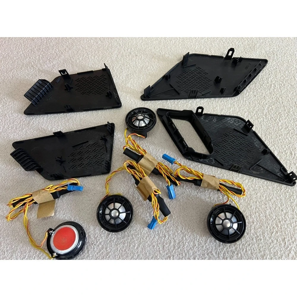 8 Pcs Brand Quality Car Door Tweeter Set For BMW X1 X2 U11 U12 LHD Left Hand Drive Car Door Speakers Upgrade Front Rear Door Set