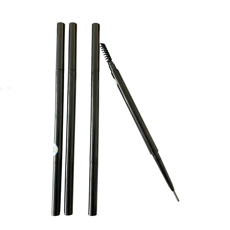 Ultra Fine Eyebrow Pencil Brow Enhancers 1.5mm Waterproof Long-lasting Double-ended Brown Shade Eyebrows Makeup No Logo