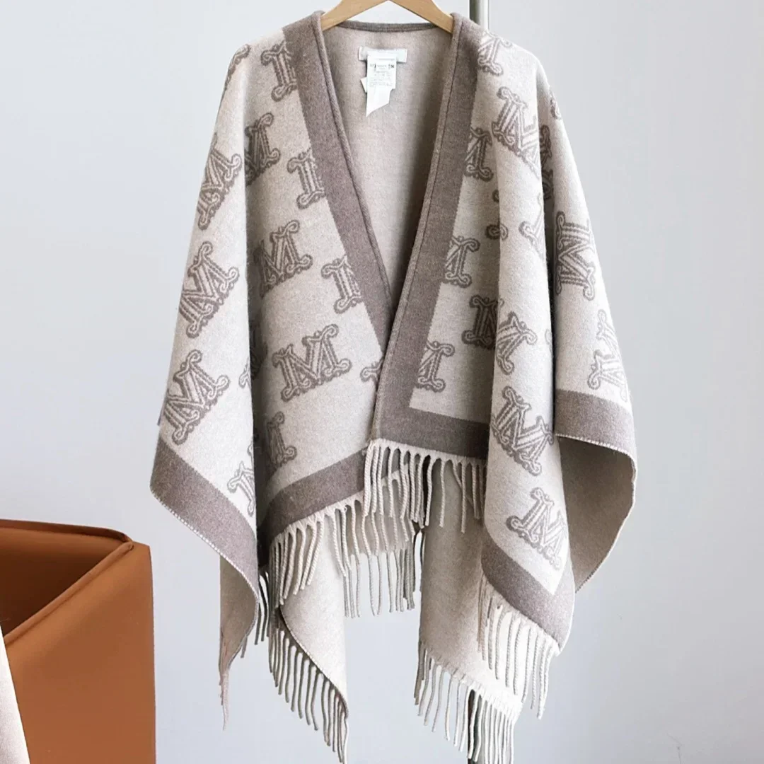 

Brand Customized 100% Cashmere Scarf Shawl Luxury Women Winter Warm Thick Scarf Fashion Letters Pashmina Factory Direct Sales