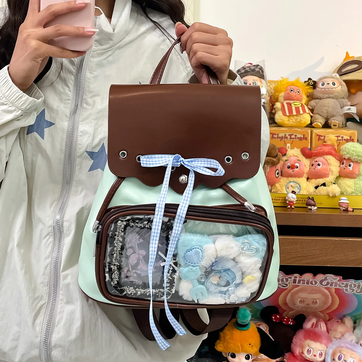 حقيبة ظهر كاواي نسائية صغيرة م - مراجعة Mini Backpack Women وسعره