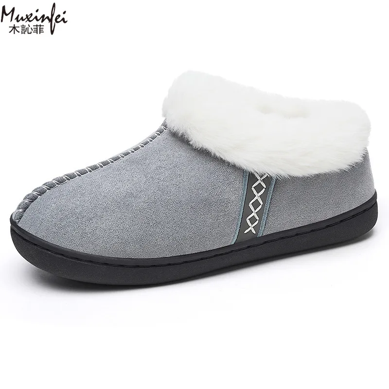 

New Women's Winter Cotton Slippers Suitable for Home Use Casual Warmth and Comfort Equipped with Thick Cotton and Added Plush