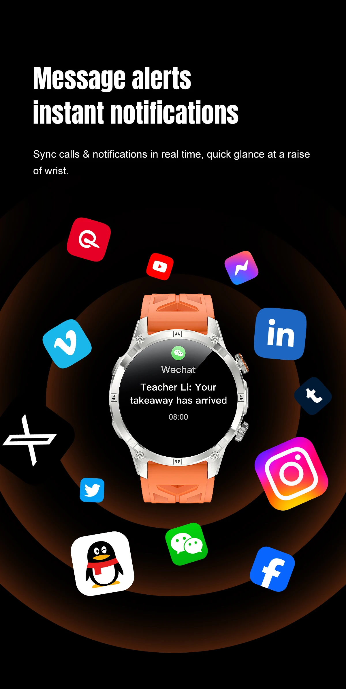 2026 neue 1400mAh Ultra-Langzeit-Standby-Smartwatch, speziell für Outdoor-Abenteuersportarten, drahtlose Kommunikation und Kompass entwickelt. – Detail 16