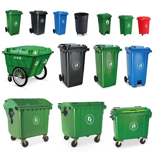 240 Litre Plastic Wheelie Bin Outdoor Garbage Container Trash Can