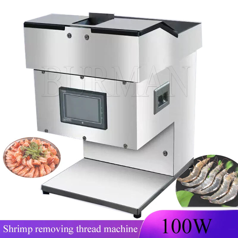 

High Efficiency Stainless Steel Automatic Prawn Halves Shrimp Deveiner Back Cutting Machine