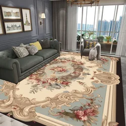 Large Area European Luxury Carpet Washable Living Room Decor Rug Comfortable Soft Lounge Rug Non-slip Bedroom Coffee Table Mats