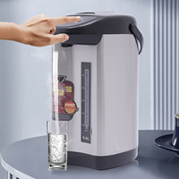 4L Electric Water Kettle Stainless Steel Water Boiler Handheld Tea Coffee Warmer Travel Water Pot Water Dispenser 750w 220-240v