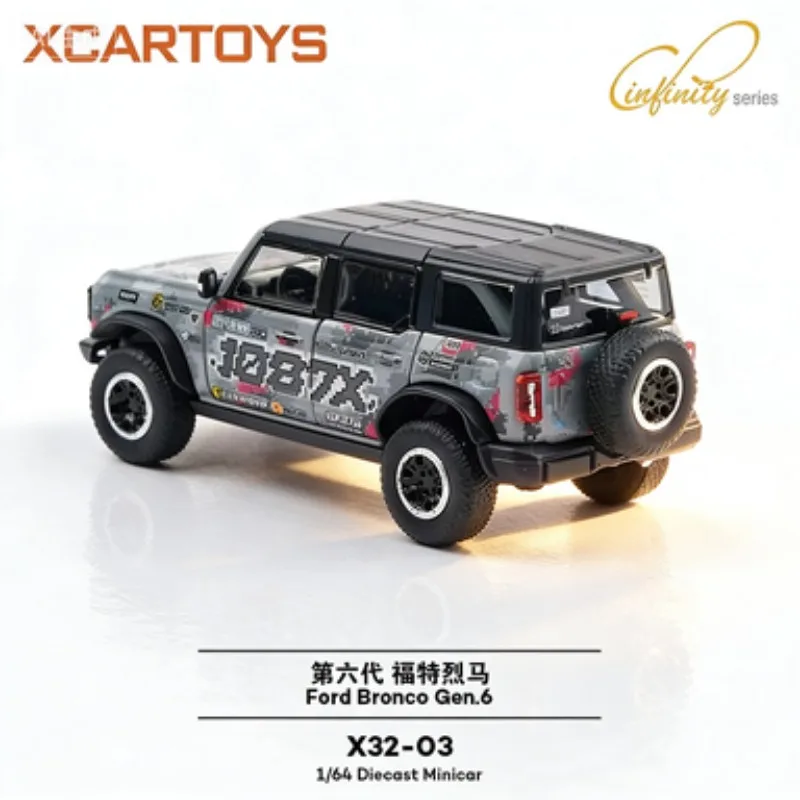 

XCORTOYS 1/64 Ford Mustang шестого поколения 1087X, реалистичная модель из сплава, игрушка для мальчиков, праздничный подарок, коллекционный предмет для взрослых.