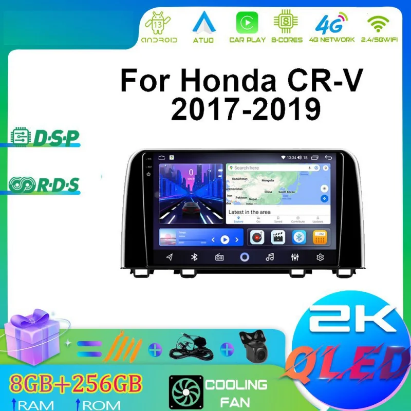 

for Honda CR-V 2017-2019 Android Car Player GPS WIFI Carplay 4G Car Radio Navigation Stereo Navigation All-in-one Car Electronic