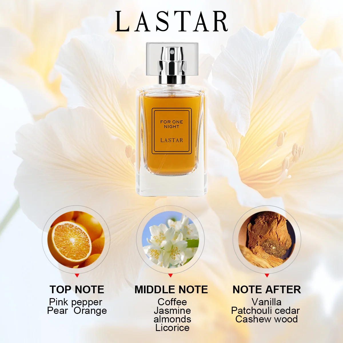 LASTAR Parfüm, klassischer holziger Duft, zwei Flaschen in insgesamt 100 ml/3,38 fl oz, langanhaltender Duft, Unisex, Weihnachtsgeschenk.