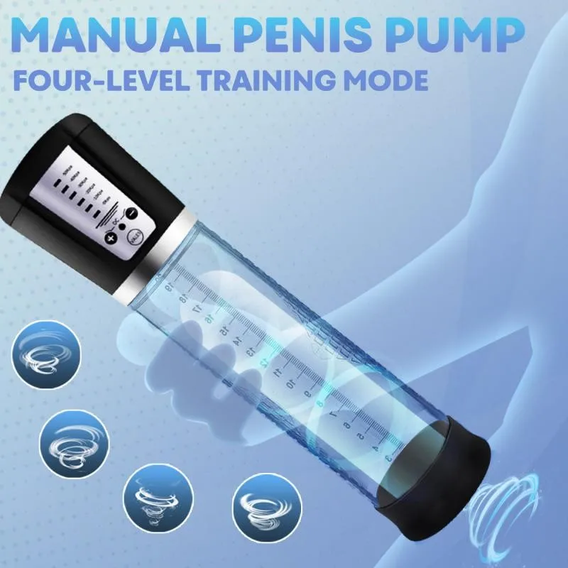 Electric Vacuum Penis Pump for Men Rechargeable Penis Enlargement Extender Pump Masturbator for Men Adult Goods Sex Toy for 18+