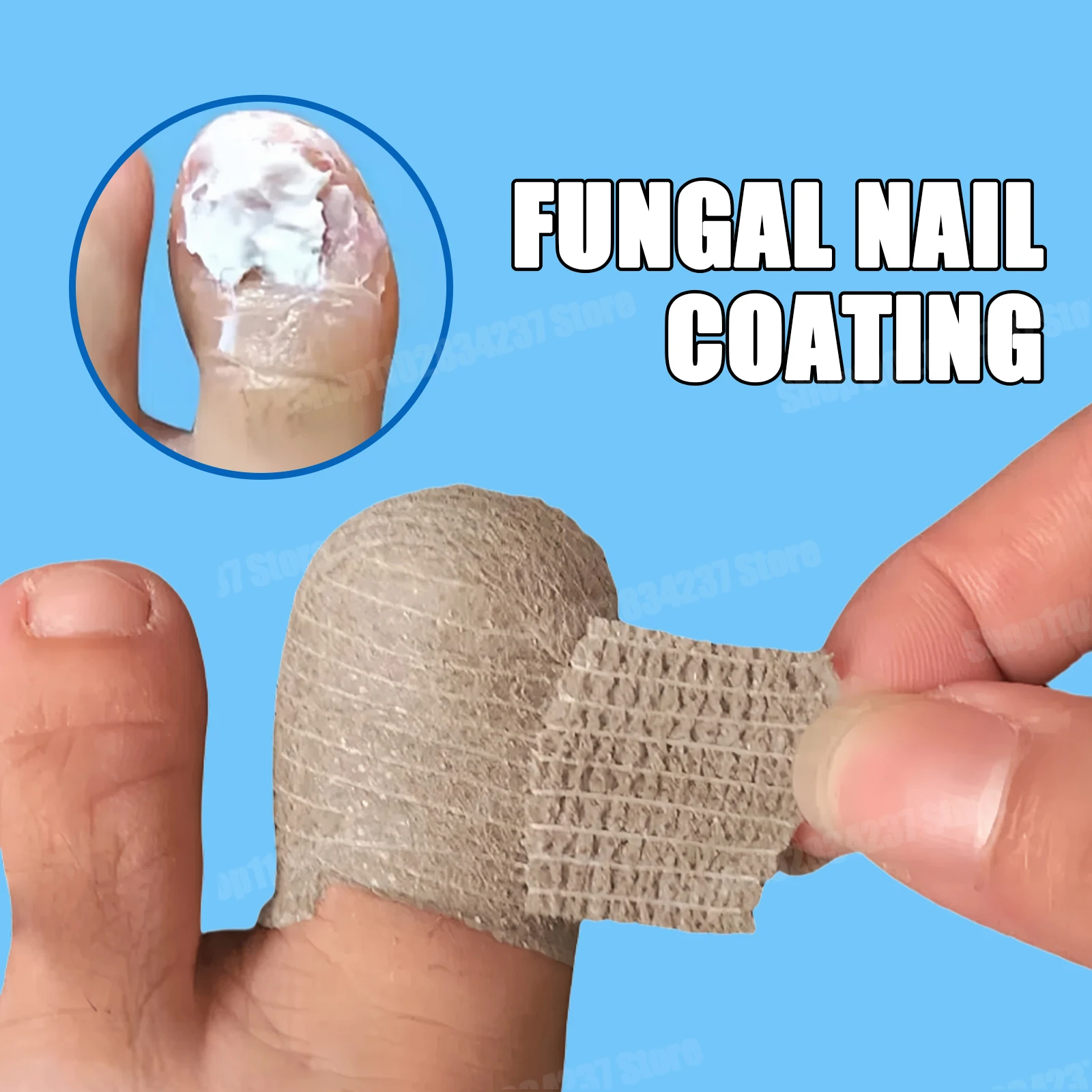 

Fungal nail polish, nail coating, toe protection, foot and finger protection, self-adhesive bandage, easy to use03