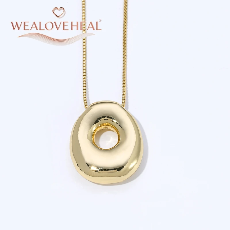 lange kette，halsketten herren，muttertagsgeschenk，schmuck frauen，halskette，18K Vergoldete Messing A-Z Ballon-Buchstaben-Halskette, Puff-Buchstaben-Anhänger, Klobiger Glänzender Personalisierter Namens-Alphabet-Schmuck – Detail 33