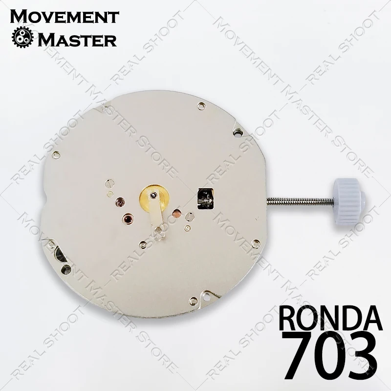 Movimento dell'orologio al quarzo Ronda 703 23,9 mm 3 lancette n. 371 Batteria per la sostituzione della riparazione dell'orologio Parti svizzere di alta qualità
