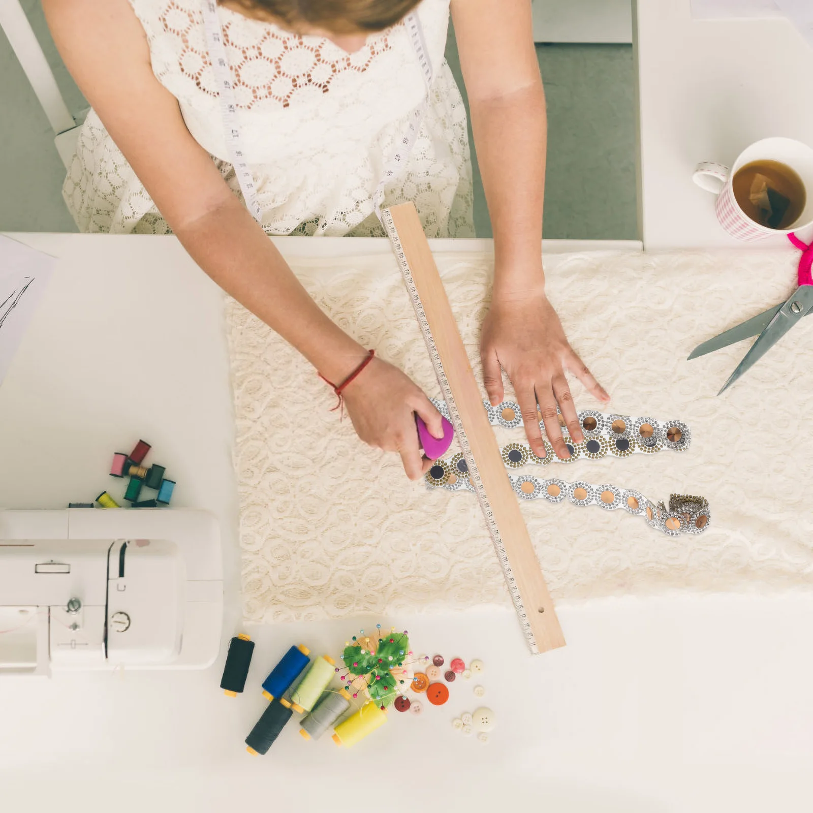 

1pc Rhinestone Hot Crafts Making Material Melt Adhesive Decoration Crystal Resin Strips DIY Craft Material Golden Satellite