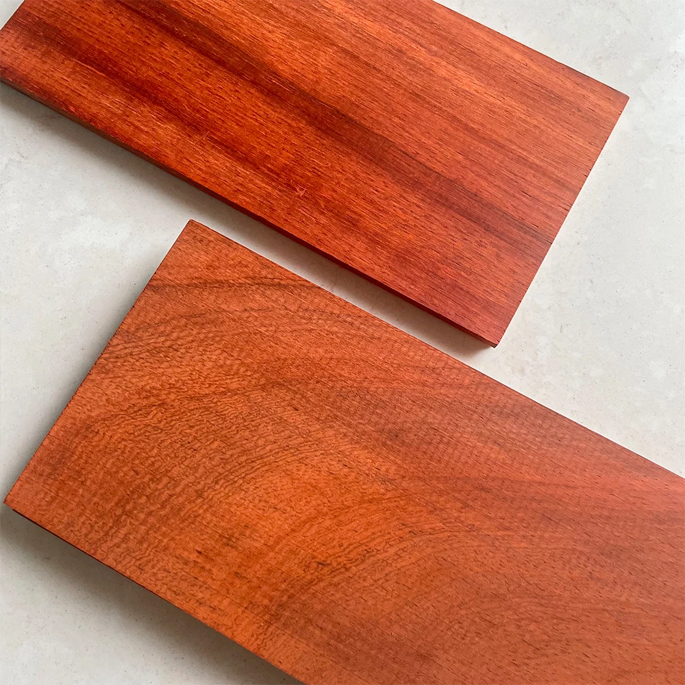 OMUKI 2pcs Rosewood Panel Solid Wood DIY Handmade Construction Model Guitar Speaker Material Wood Veneer For Woodwork