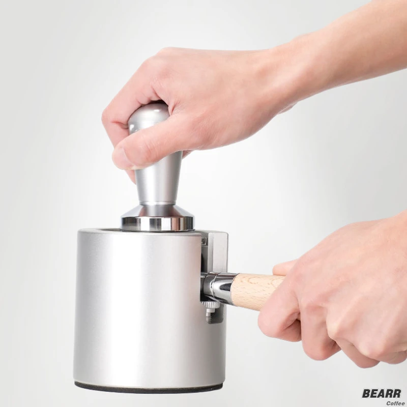 

Пресс для порошка из нержавеющей стали, ручка для серебряной кофемашины, наполнитель для твердого порошка, молоток для порошка 58 мм, дистрибьютор для кофе