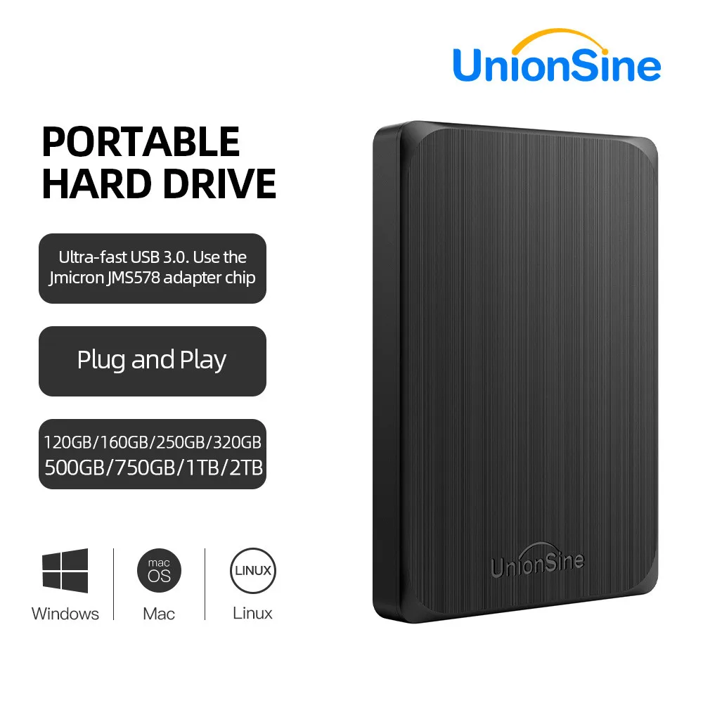 UnionSine External Hard Drive 2.5