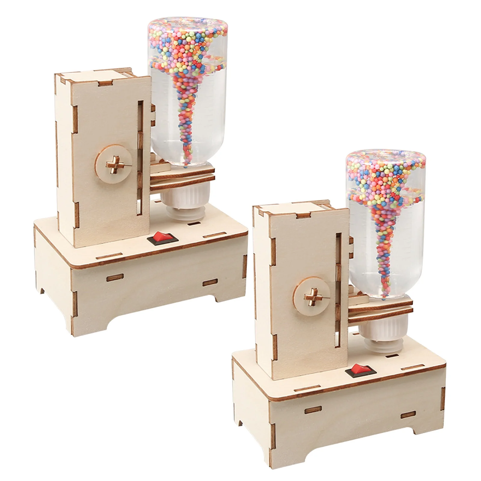 2 stks Tornado Experiment Kit Stem Educatief Handleiding Tornado Weer Wetenschap Leren Interactieve Wetenschap Kit