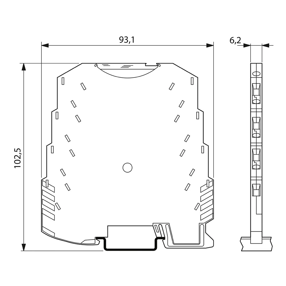 2864273 Trasmettitore di temperatura trasduttore MINI MCR-SL-PT100-UI-NC
