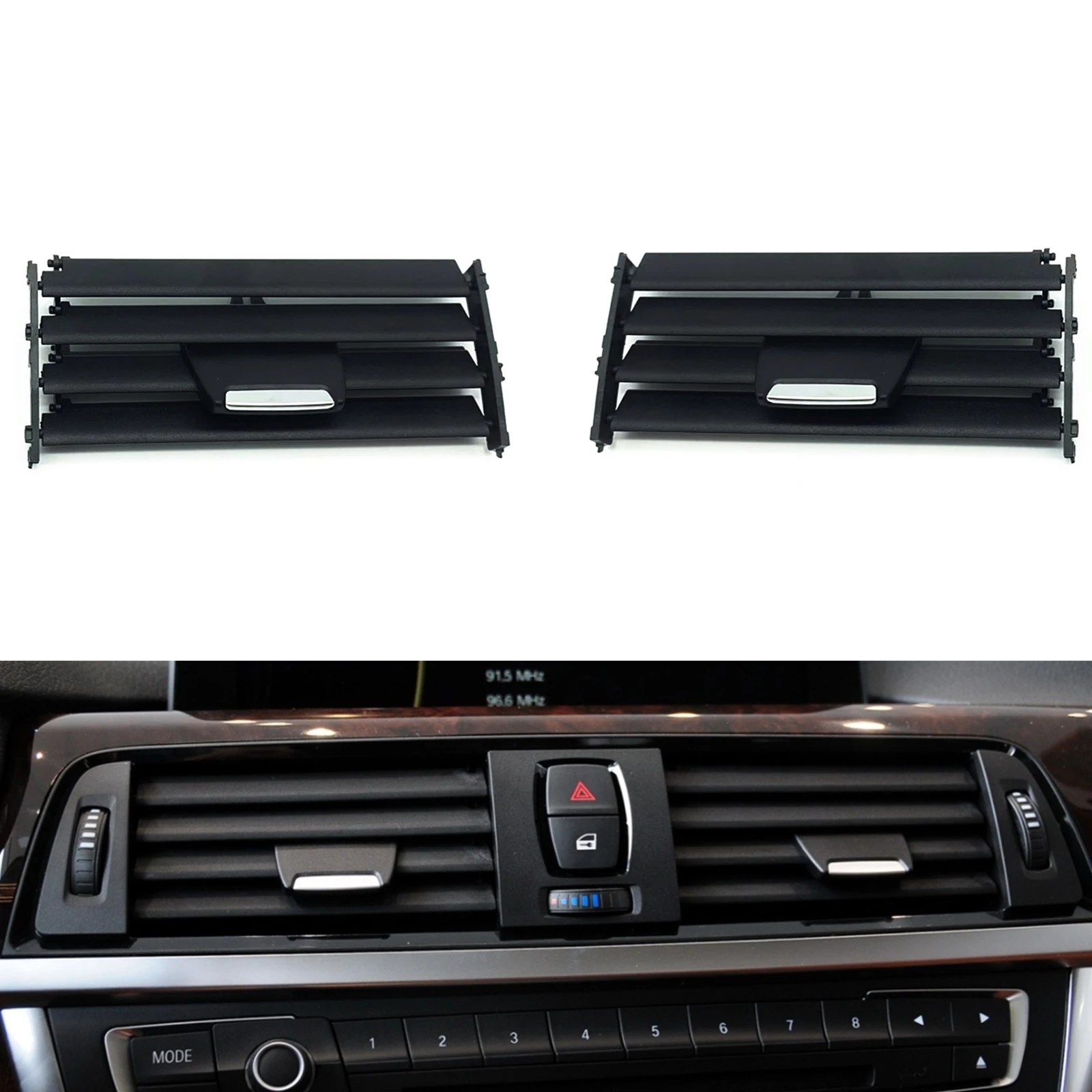 Front Center Console Air Vent Grille Conditioning Frame Grill For BMW F20 F21 Wagon F22 F23 F87 F30 F31 F34 F32 F33 F36