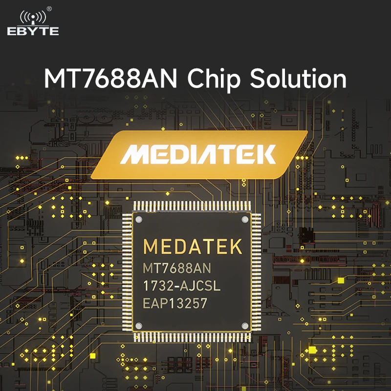 MT7688AN/MT7628AN Porta seriale a modulo di instradamento wireless Wifi EBYTE E103-W20 SMD Supporto di piccole dimensioni Openwrt IPEX SPI UART