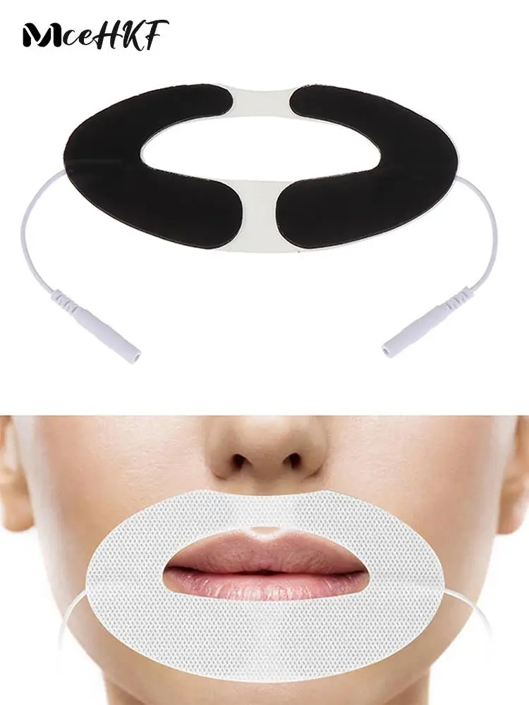 

1PCS Lips Electrode Pad For Massager Non Woven Fabric Replacement Electrode Patch Accessory For Pulse Massager Electrode Pad