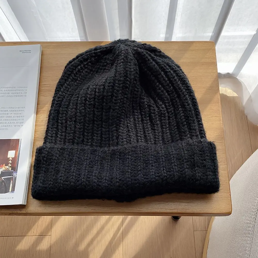 جديد الصلبة لطيف امرأة/الرجال الشتاء الخريف القبعات دفئا بونيه محبوك بيني الإناث قبعة قبعات