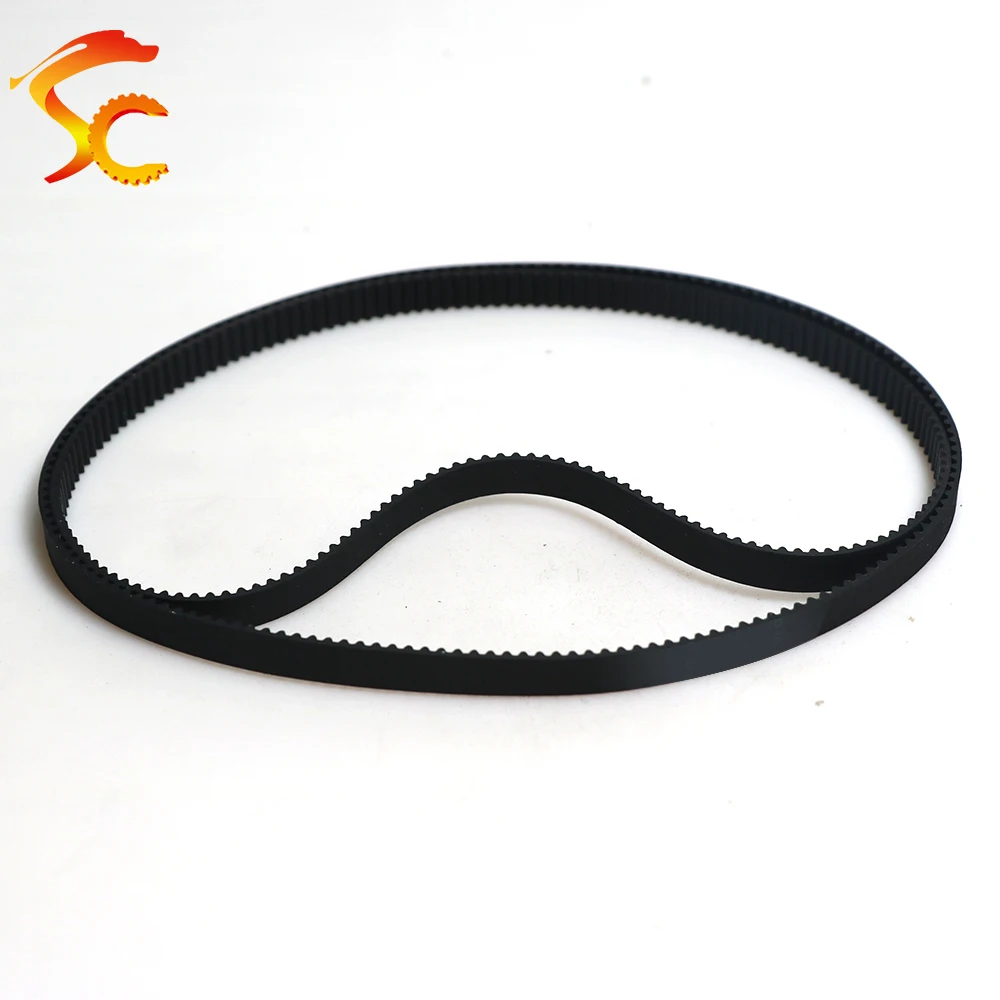 ONEFIRE S2M Timing belt Pitch length 264/272/276/280/284mm Width 6/9/10/15mm STPD 2M Rubber Synchronous belt