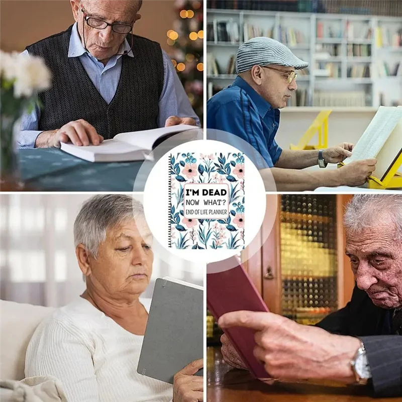 QWE-I'm Dead Now What Planner Death Planner 노트 참신 End Of Life Planner 노트 문구 용품