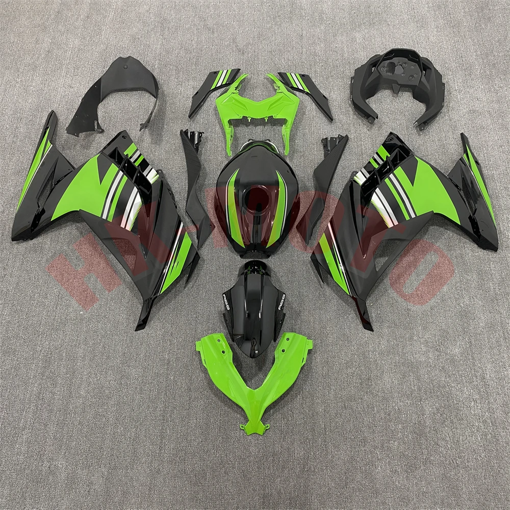 Motorfiets Kuip Kit Geschikt Voor Ninja 300 250 Ninja300 Ex300 ZX-3R 2013-2017 Carrosserie Set Hoge Kwaliteit Abs Injectie Zwart Groen